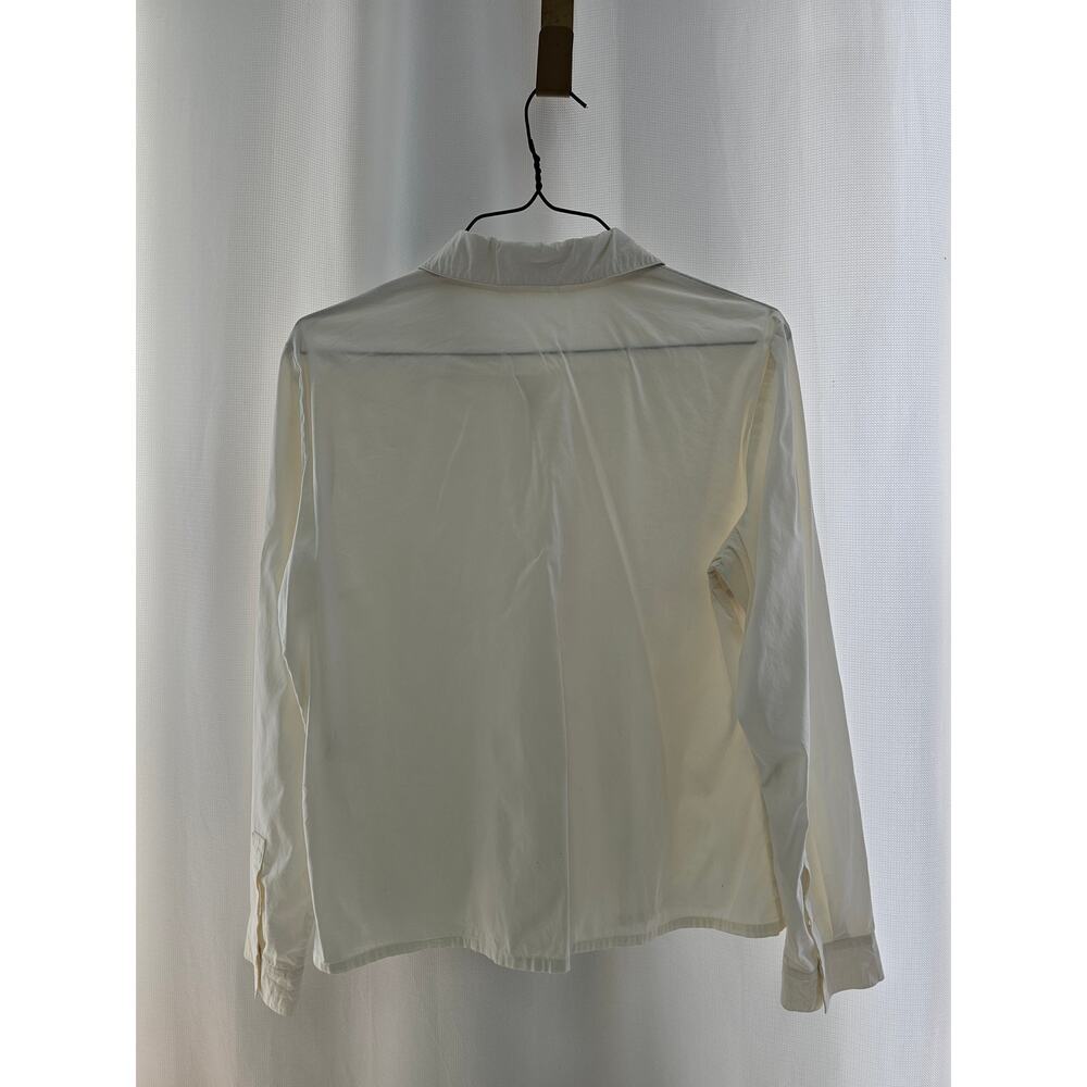 Celine White off Button Down Shirt size 44 - Picture 6 of 9